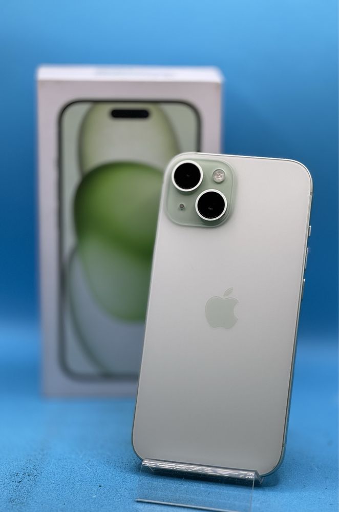 ГАРАНЦИОНЕН!!! Apple iPhone 15, 128GB, 5G, Green