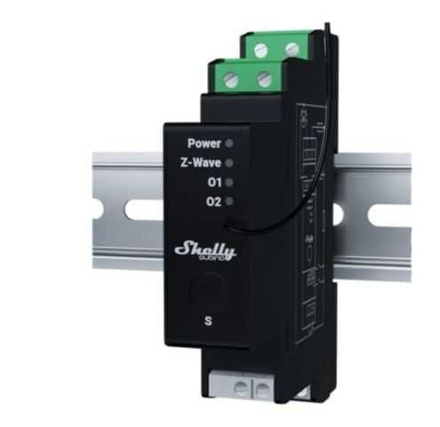 Shelly Wave Pro Shutter  întrerupător Z-Wave pentru rulouri, jaluzele