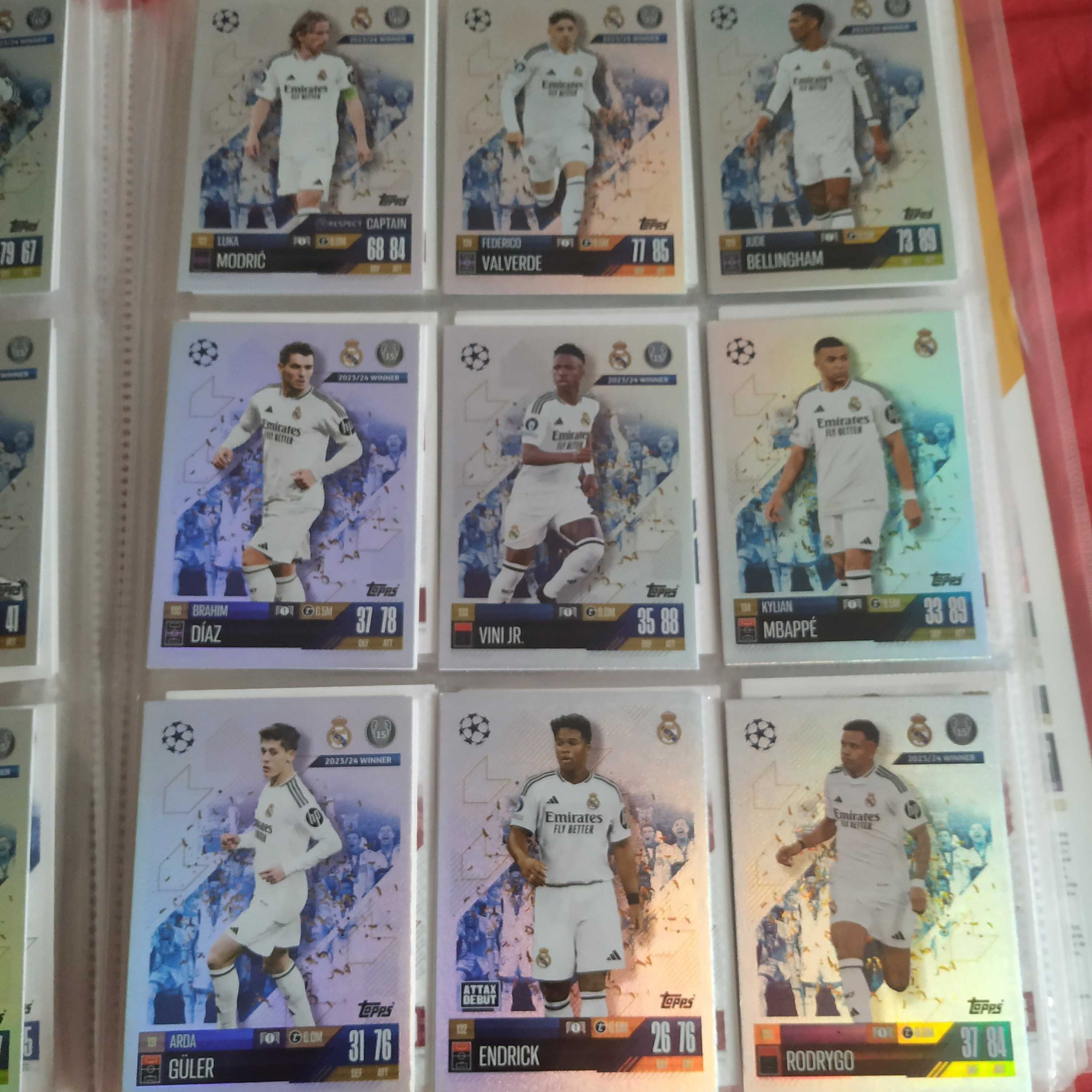 Футболни карти Match Attax. REAL MADRID.