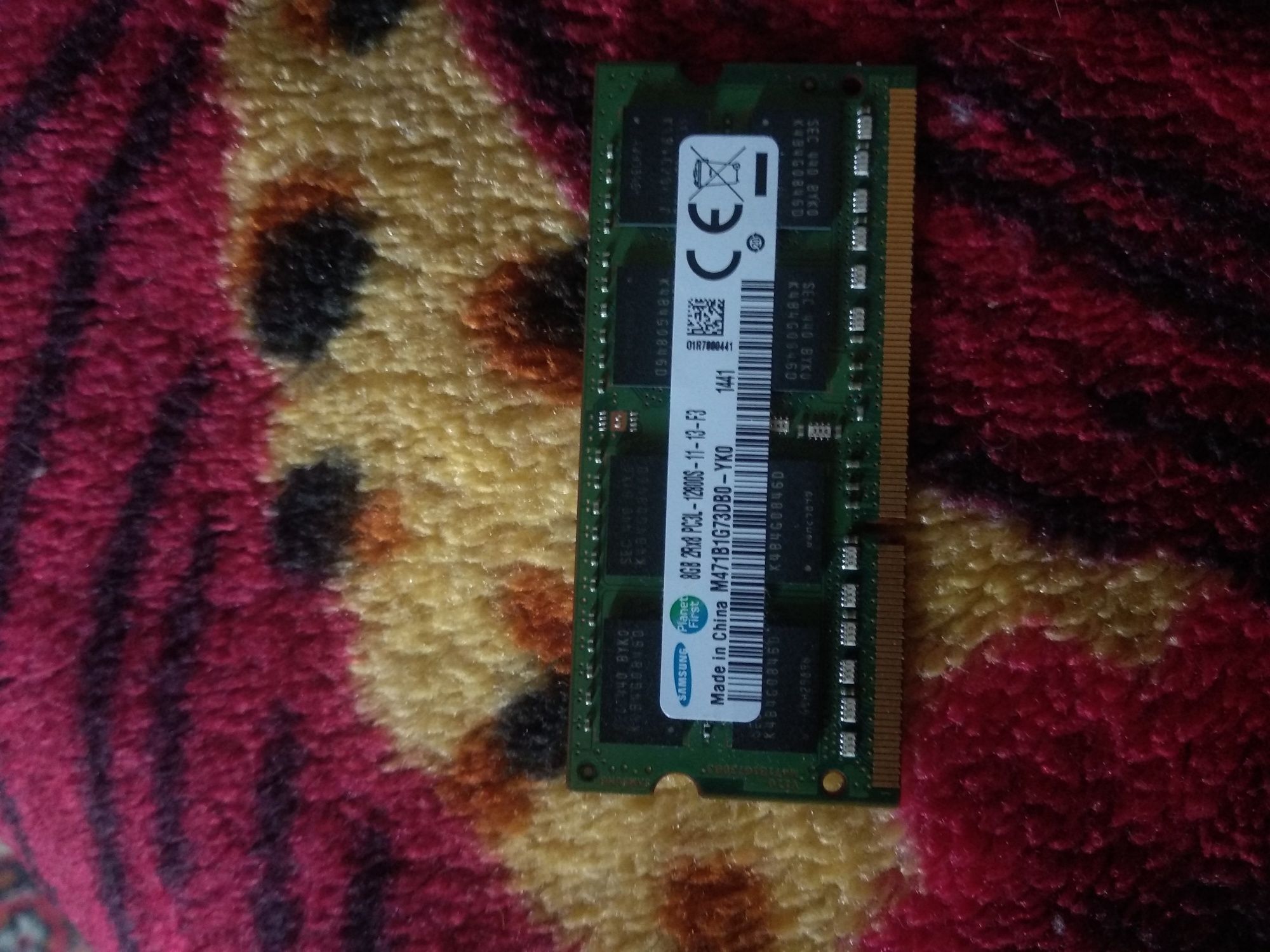 DDR 3 на 8гб для ноутбука