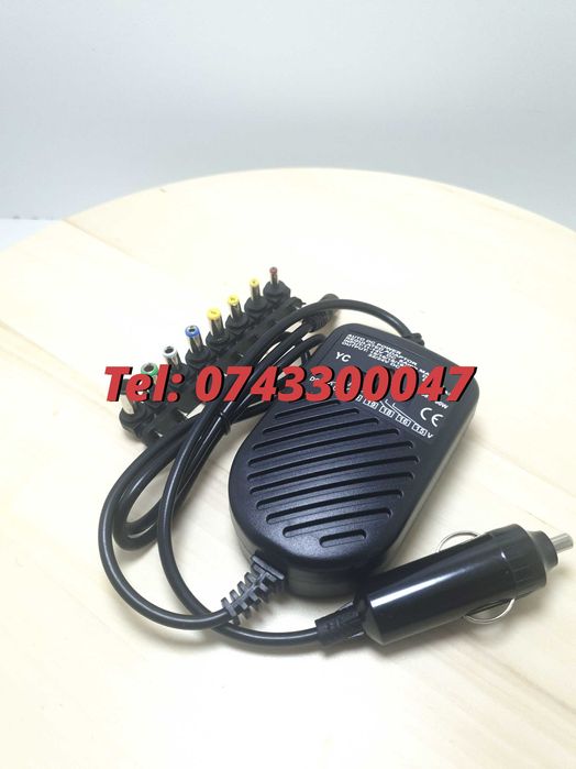 Incarcator Universal Pentru Laptop Pentru Auto Alimentare La 12v