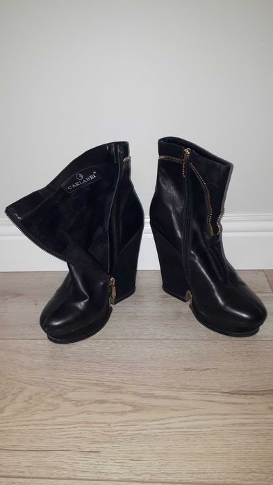 Сапоги ботильоны эксклюзив CARLABEI весна-осень