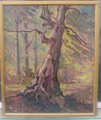 Tablou vechi - Copacul - Marcel Gavray