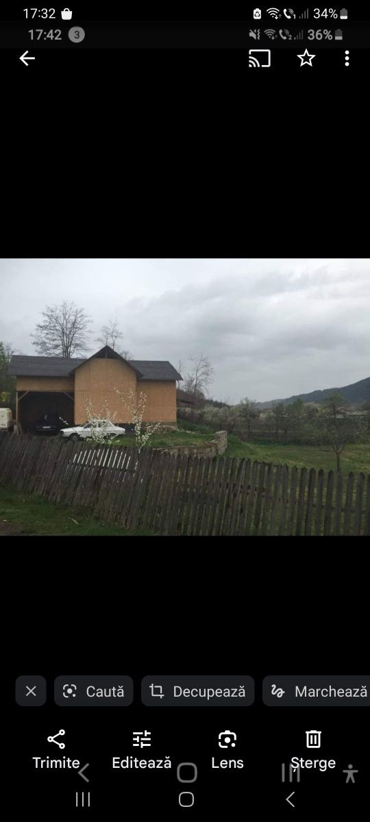 Vând teren intravilan cu constructie ,sat Margariti,Beceni,Buzău.