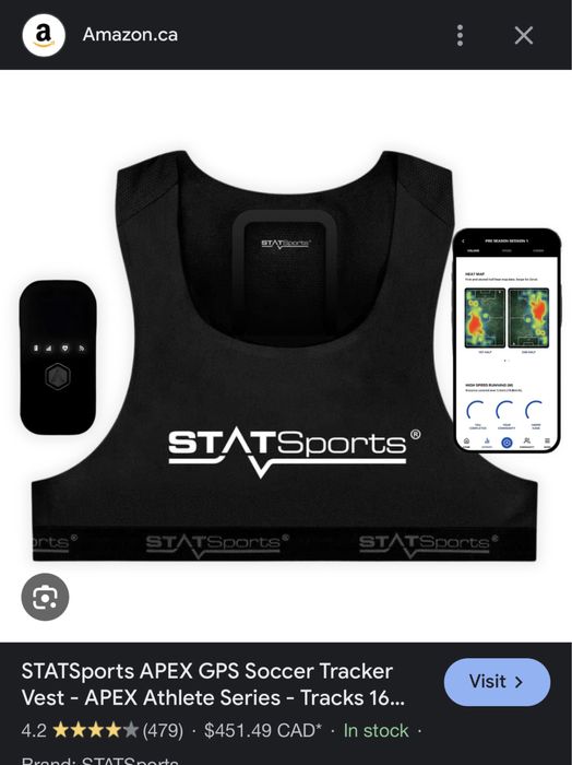 STATSports Apex Athlete Series GPS Perfromance Tracker