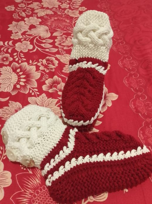 Следки-носки вязанные