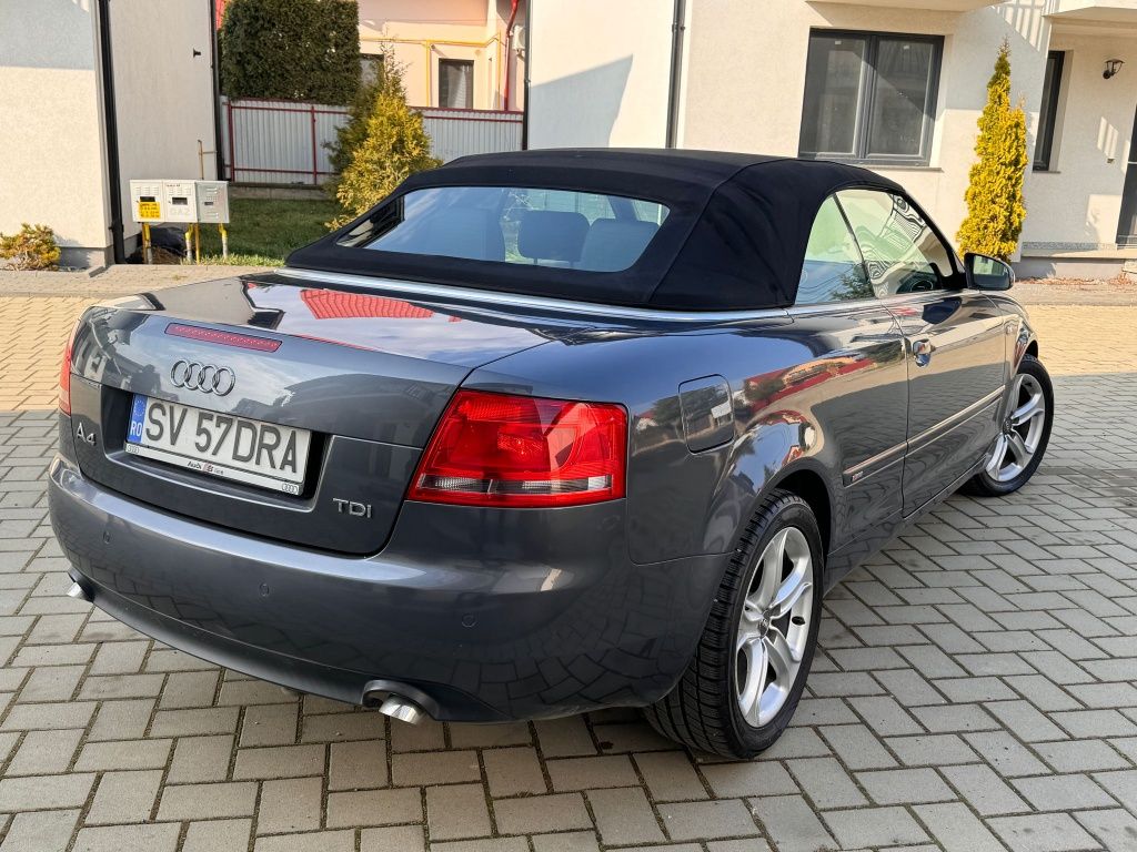 Audi A4 S-line,  Cabrio, 2.0 diesel, Impecabil!