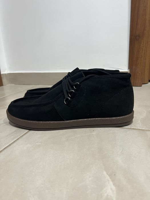 Pantofi piele întoarsă model nou