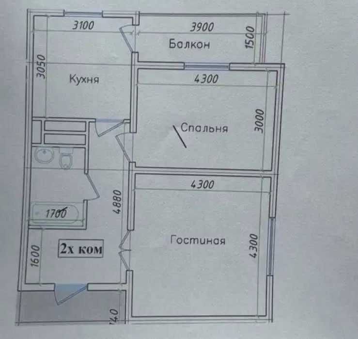 Baku Residence 2/4/10 коробка квартира 60м2: Яшнабад улица Баку