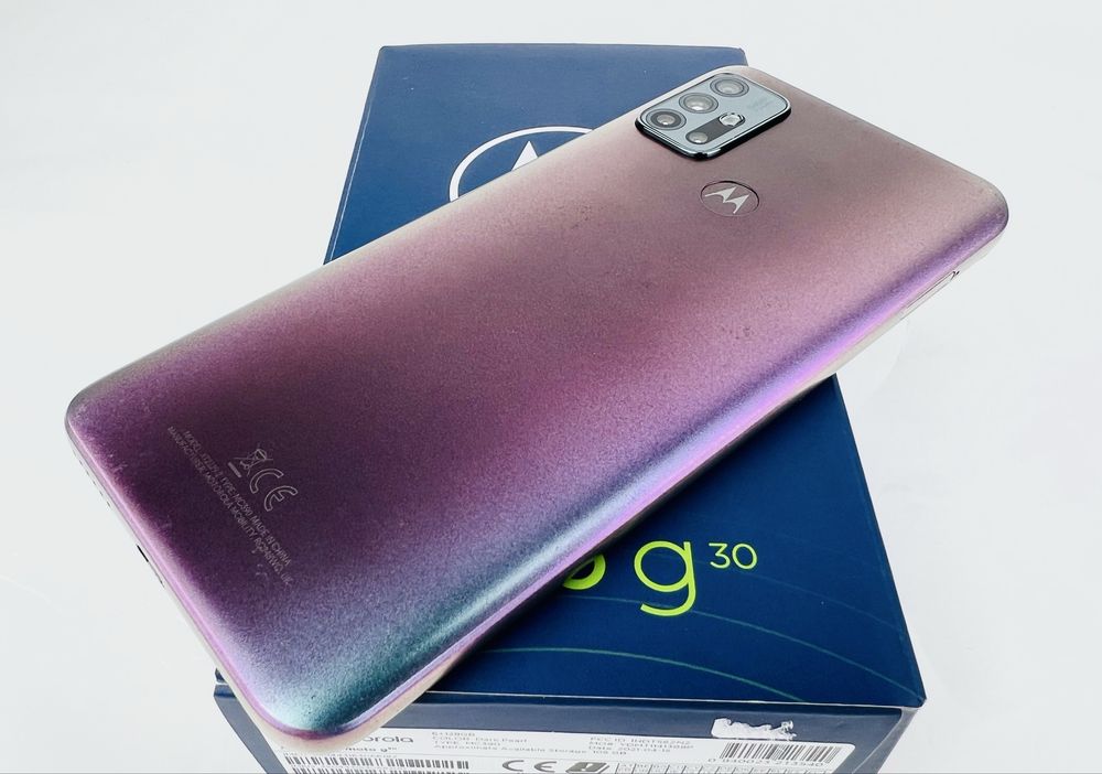 Motorola Moto G30 128GB 6RAM Dark Pearl Отличен! Гаранция!