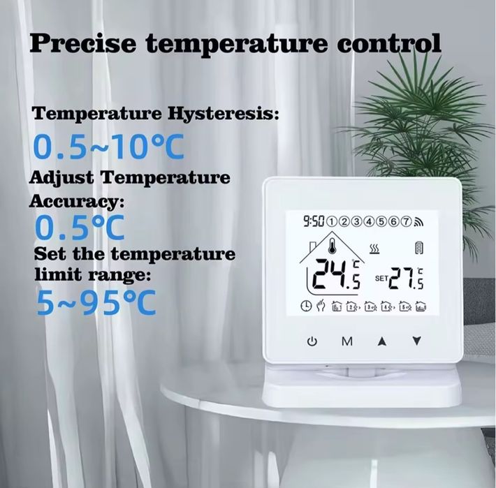 Nou Sigilat Termostat Ambient Wirreles WiFi Smart fara fir
