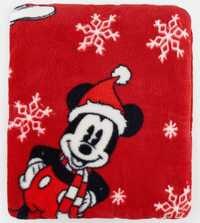 Pătură Disney - NOUA - cu Etichetă - roșie - cu Mickey Mouse