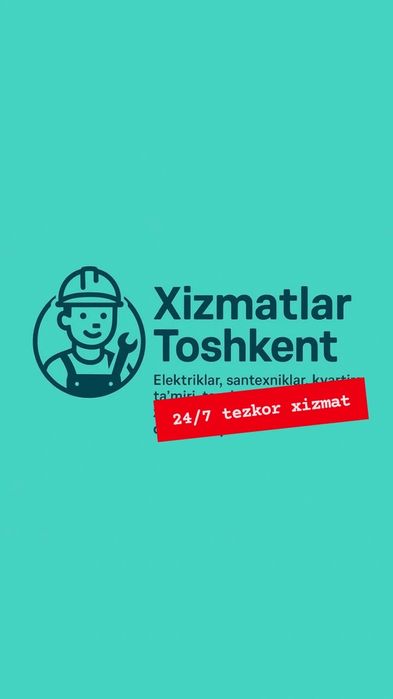santexnik xizmati 24/7 tez