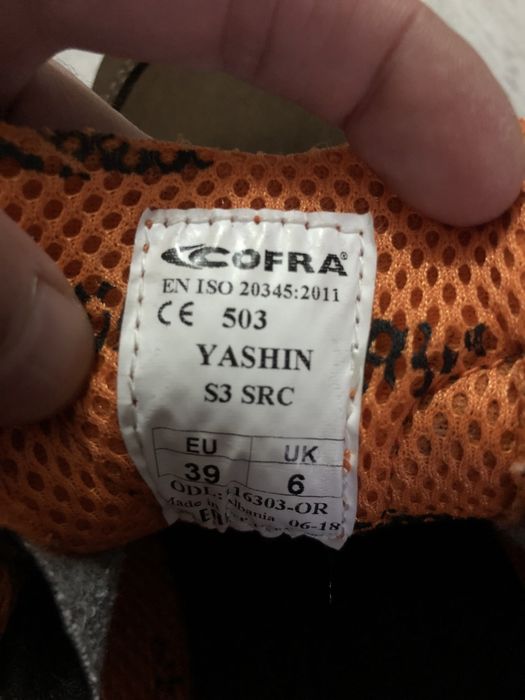 Pantofi de protectie Yashin S3