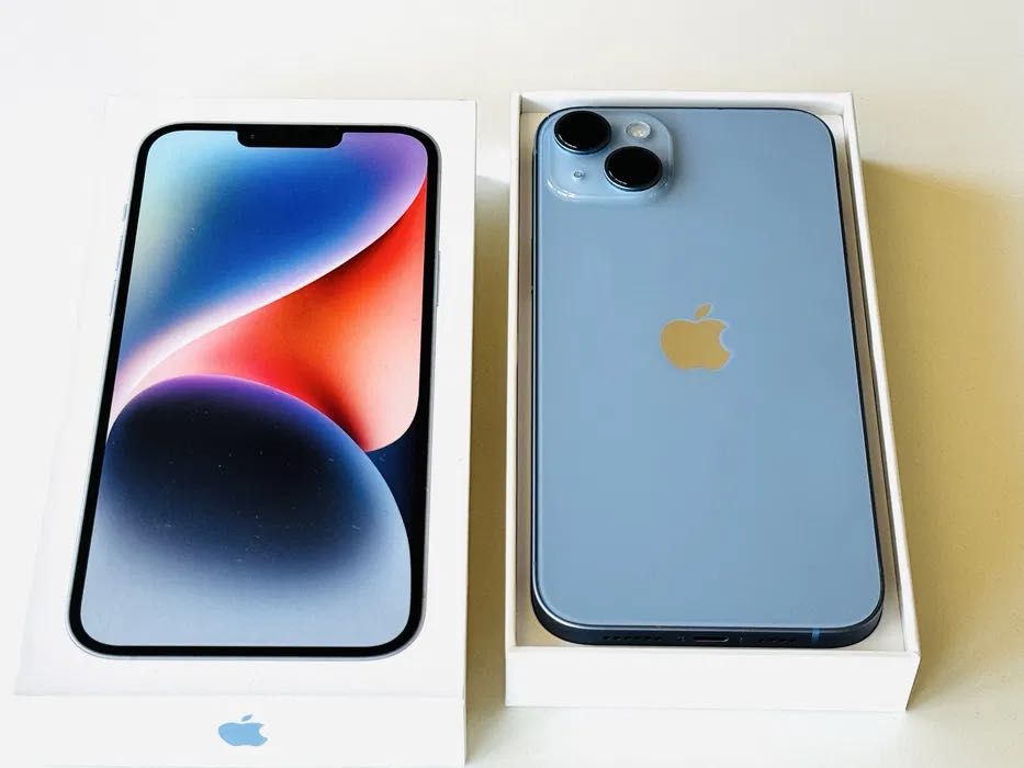 НОВ! Iphone 14 128GB Blue 128GB Гаранция 1 година