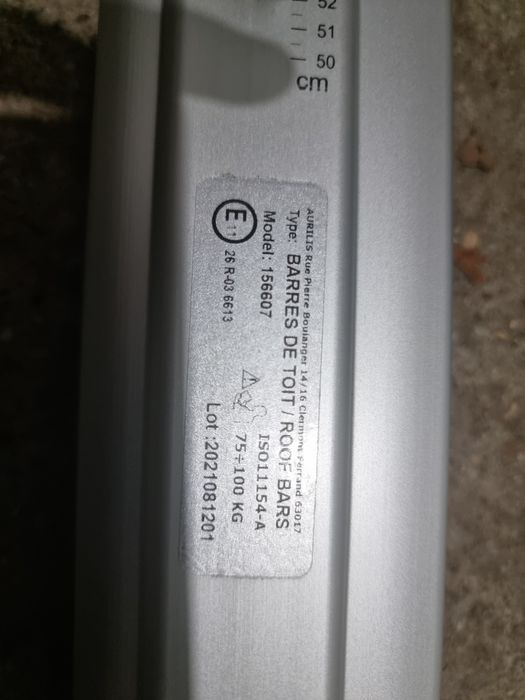 Bare transversale Green Valley, stare foarte buna