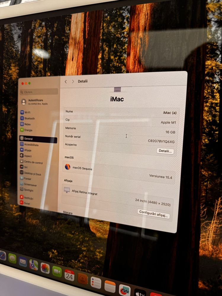 iMac 24” M1 16gb 1tb ca nou