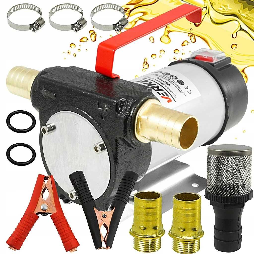 Pompa electrica transfer ulei combustibil lichid 12V 50Lmin (V80167)