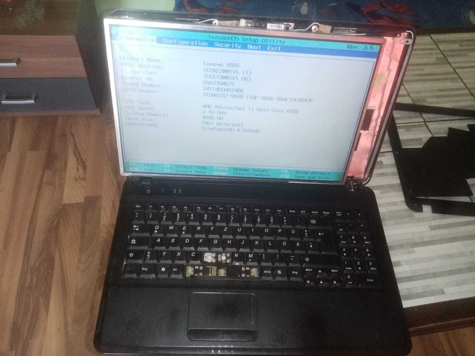 Dezmembrez Laptop Lenovo G555