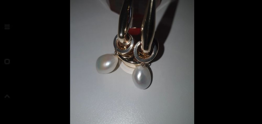 Cercei 925 premium cu perla de cultură Unreal Beauty 《LOOR 》