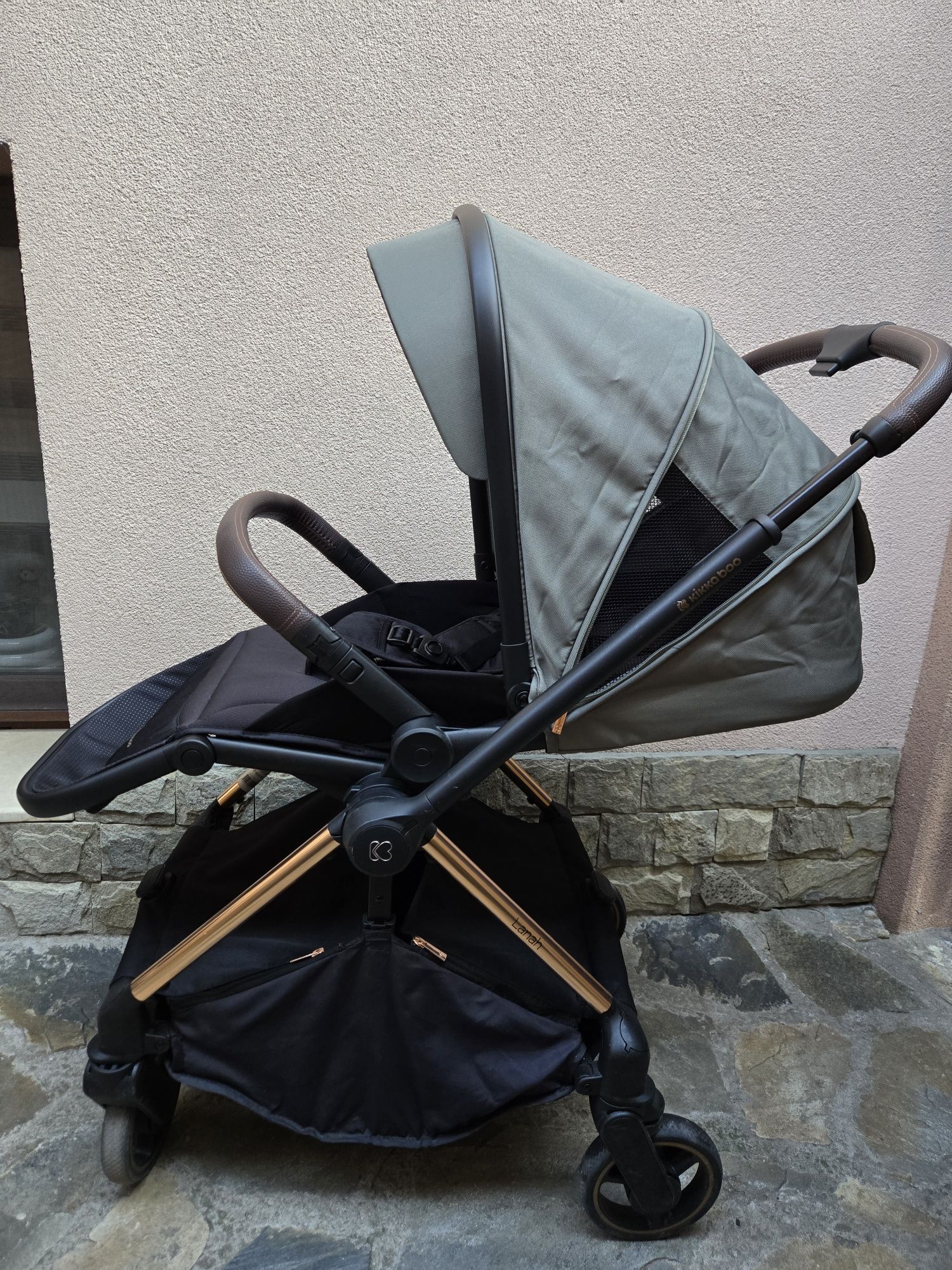 Комбинирана количка 2 в 1 KikkaBoo - Lanah, Army Green