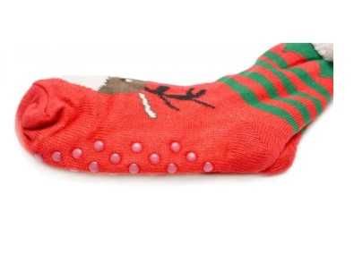 Топли коледни чорапи с пух различни размери