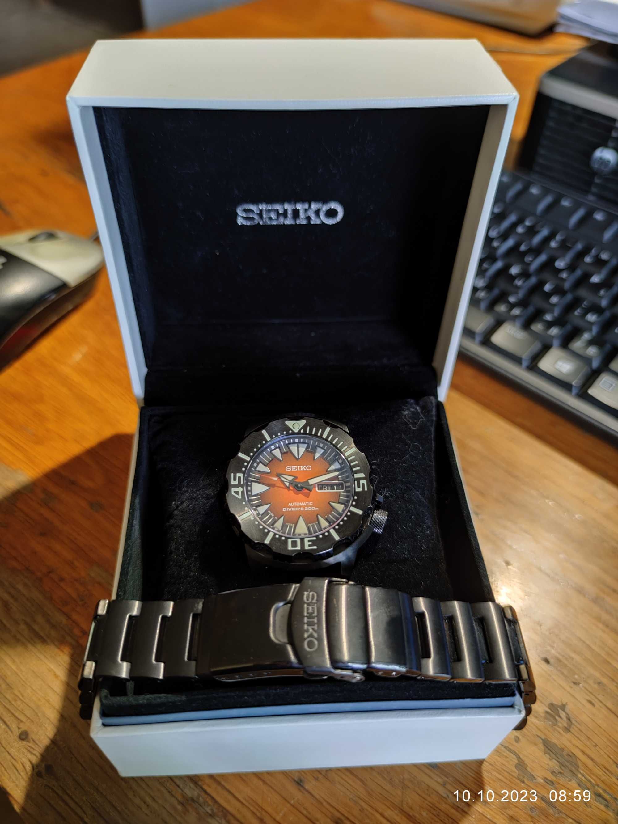 Часовник Seiko SRP311 Halloween Monster diver 2nd gen