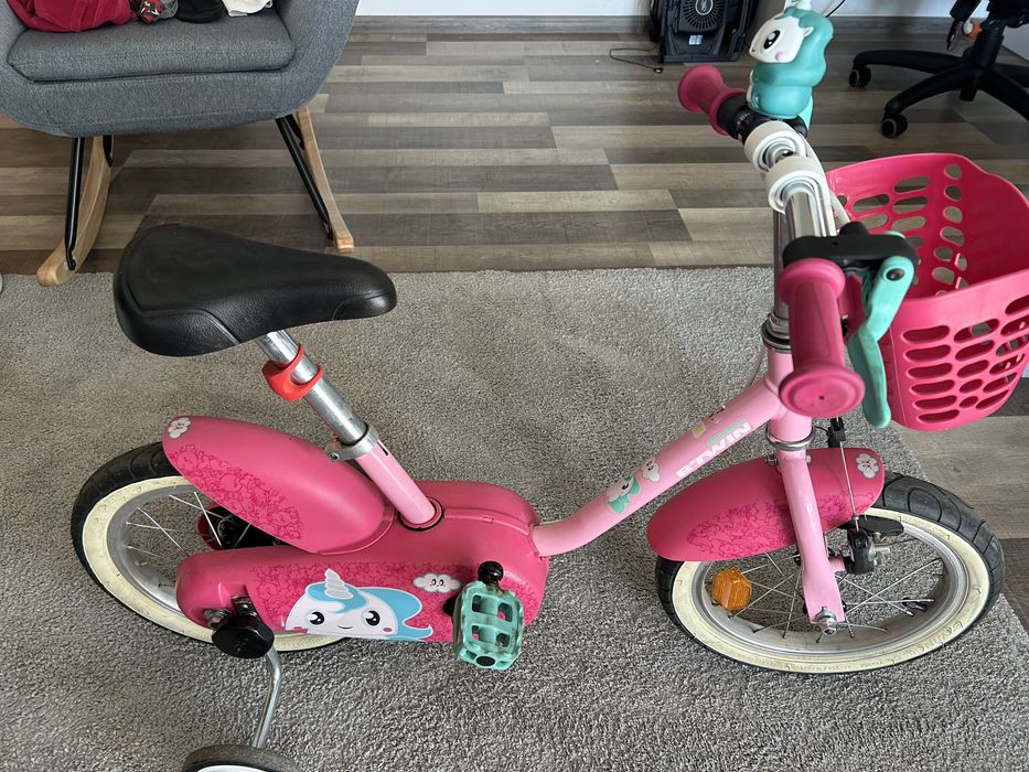 Bicicleta 14INCH 3-5 ani 500 Unicorn B’TWIN
