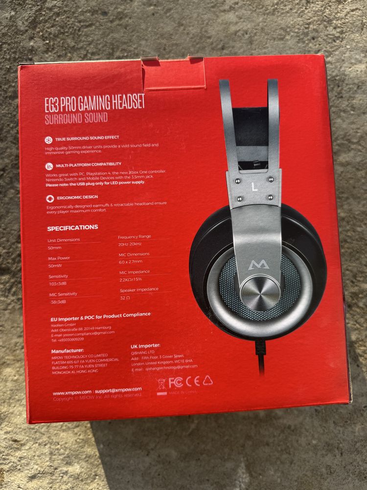 Casti Gaming Mpow EG3 Pro Gaming Headset
