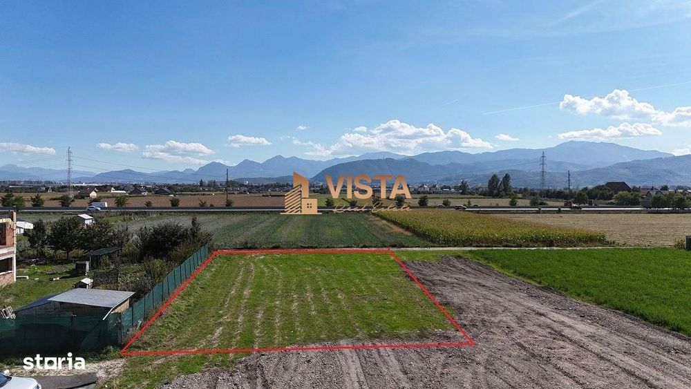 Teren intravilan 1036 mp cu PUZ, Stupini, Brasov