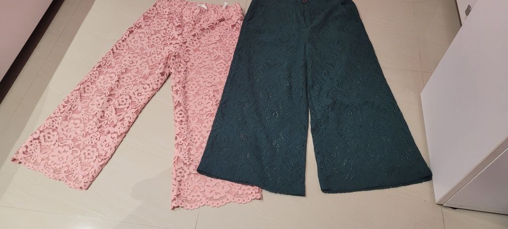 Pantaloni dantela fetita