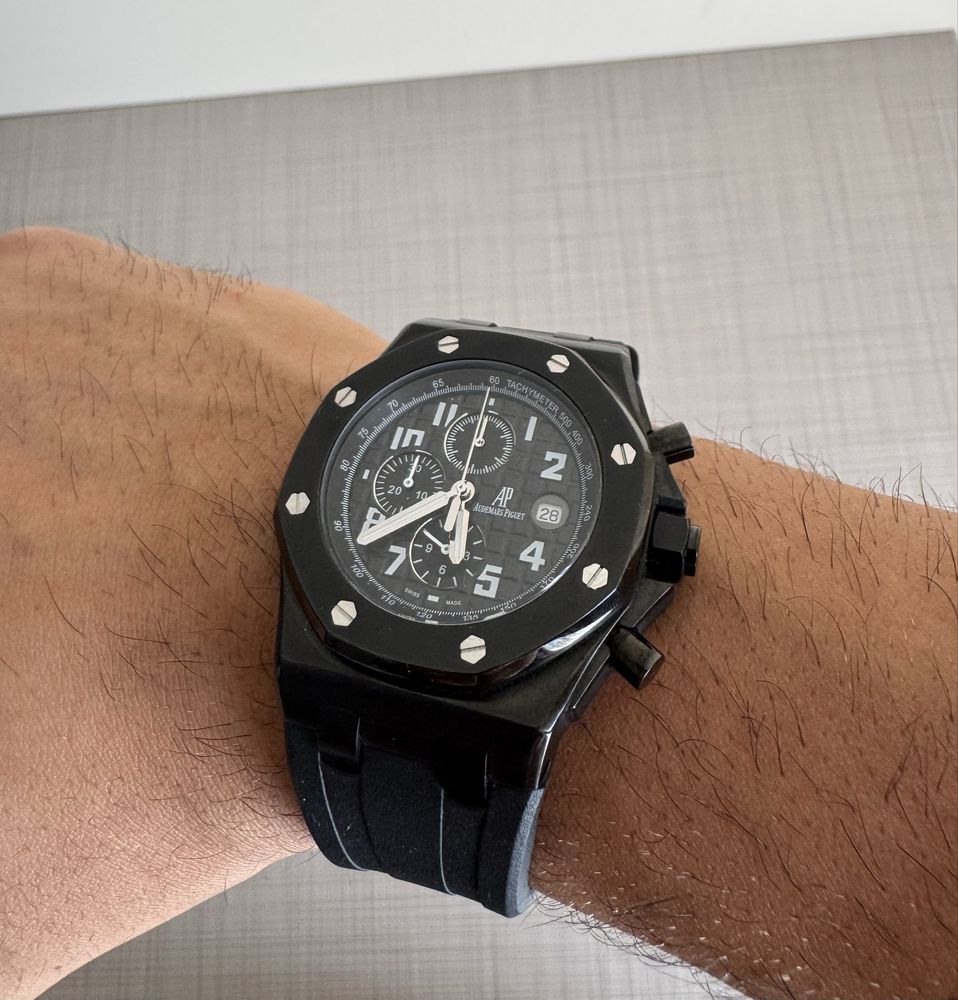 Audemars Piguet Royal Oak Offshore Chronograph - черен мъжки часовник