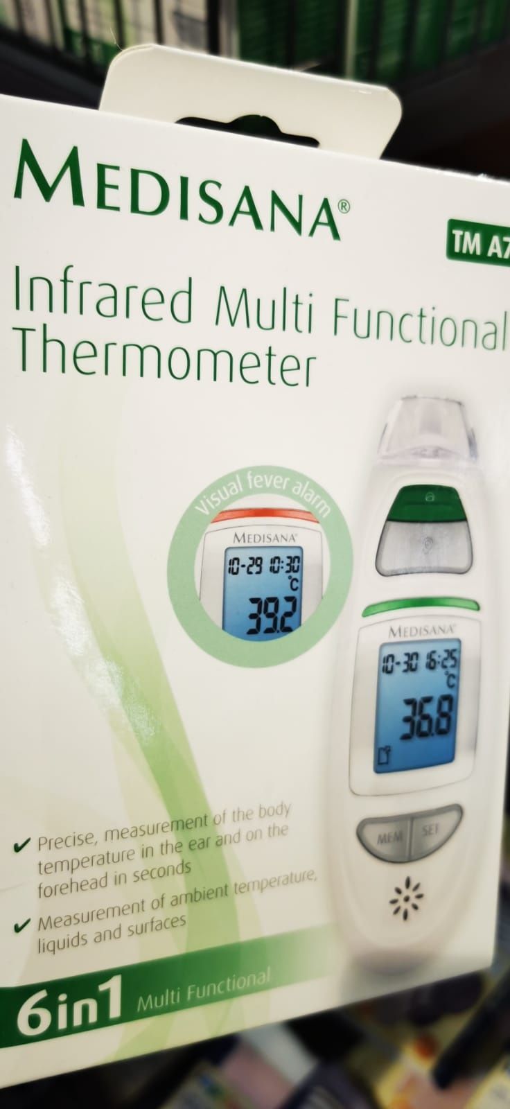 Termometru multifuncțional cu infraroșu