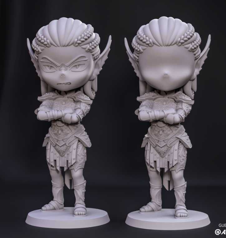 Figurine Chibi (Funko) - Personaje Baldur's Gate 3 Printate 3D