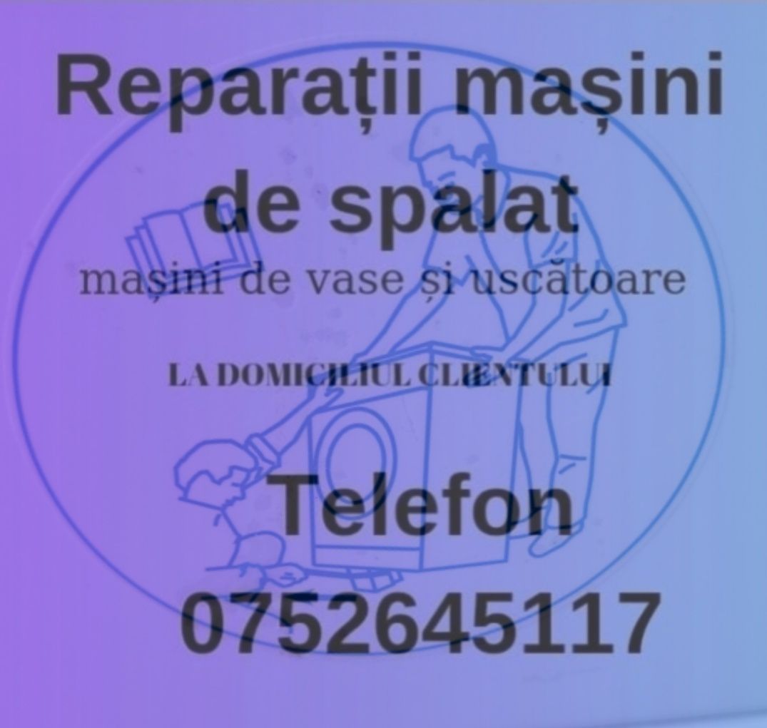 Reparati masini de spalat la domiciliul clientului