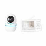 Baby Monitor Digital 3.2” cu Camera 360°, Night Vision