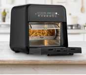 Airfryer, friteuză cu aer cald și rotisor, fără ulei, Breville, 10L