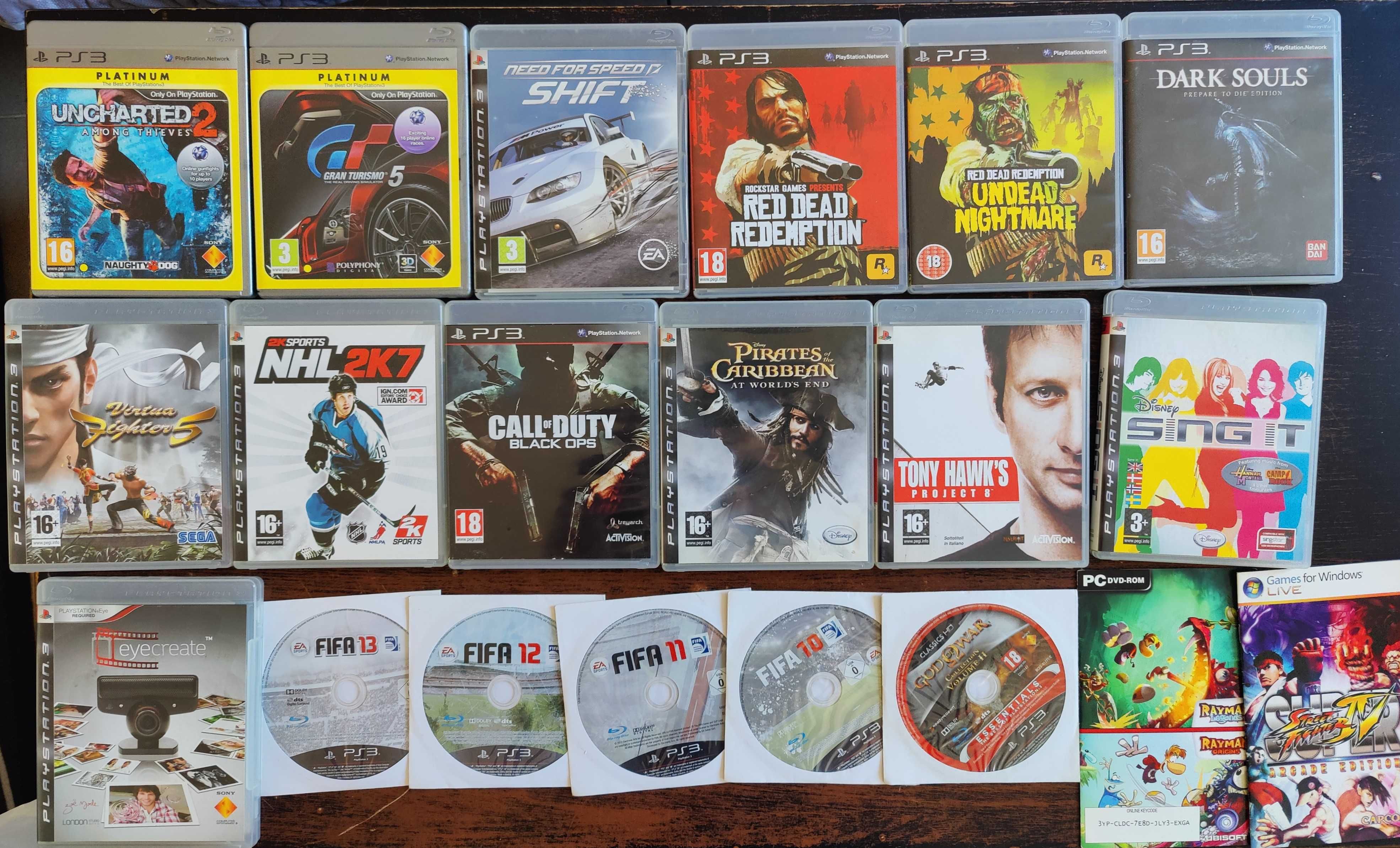 Vand Colectie Jocuri PS3 - RDR | GTA5 | FIFA | CoD | DS | + altele