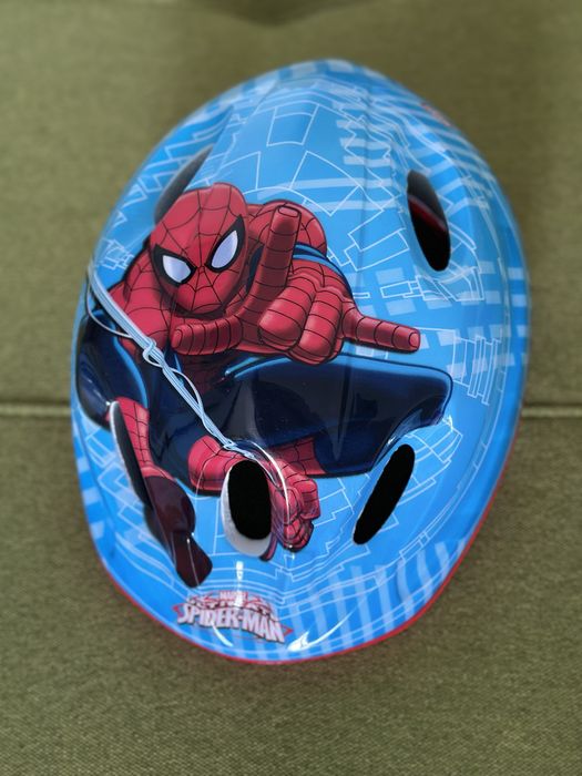 Casca de protectie SpiderMan, 3-6 ani, 52-56 cm
