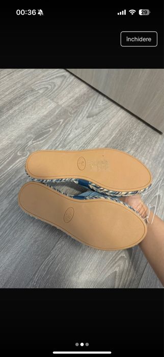 Sandale tip espadrile H&M, 36