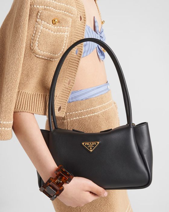 Чанта prada естествена кожа