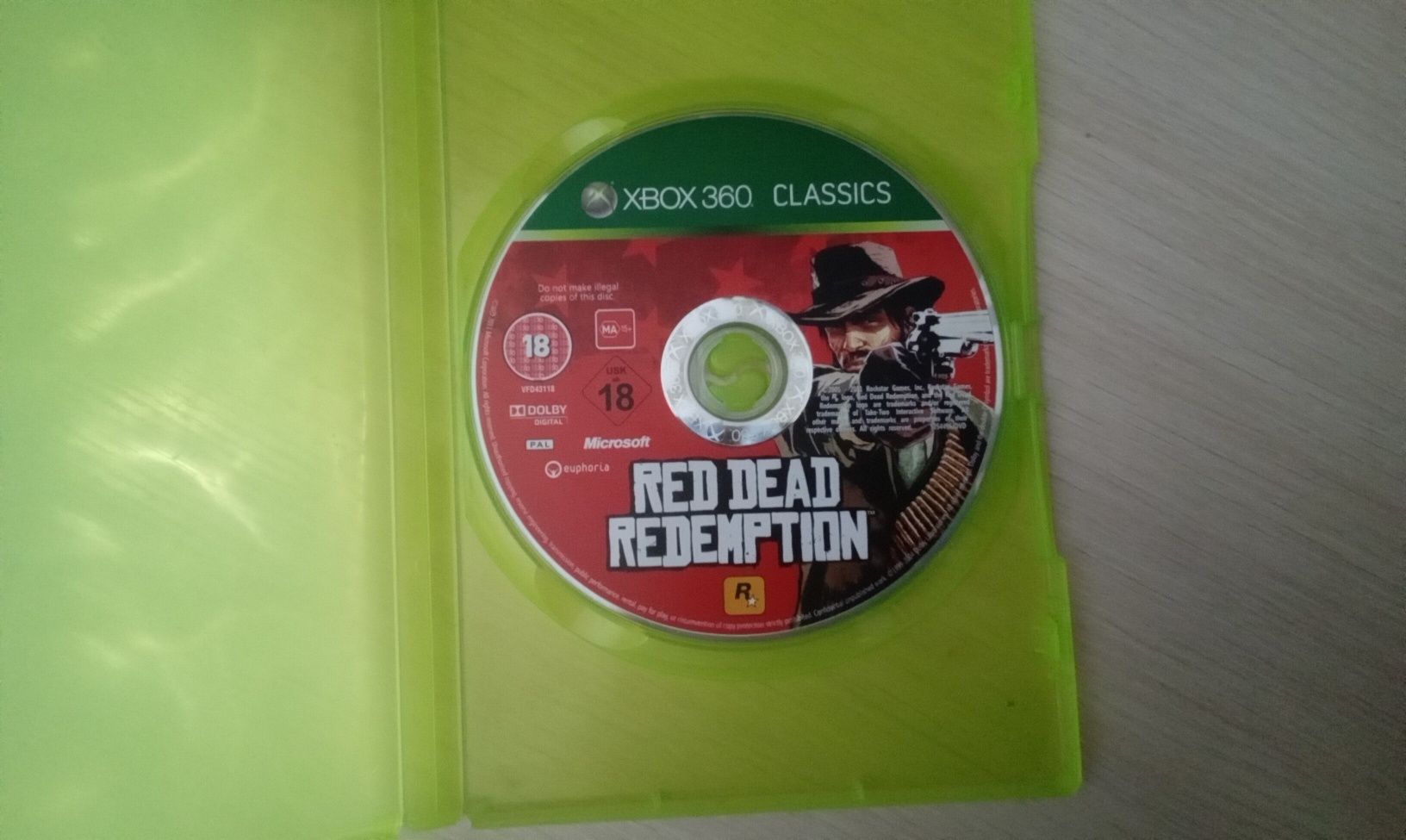 б/у диск Red Dead Redemption Xbox 360