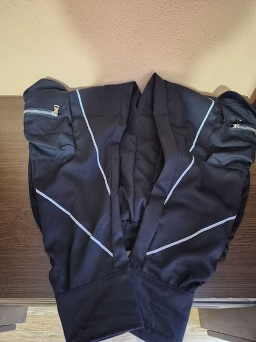 Techwear Combat Reflective Black Cargo Pants