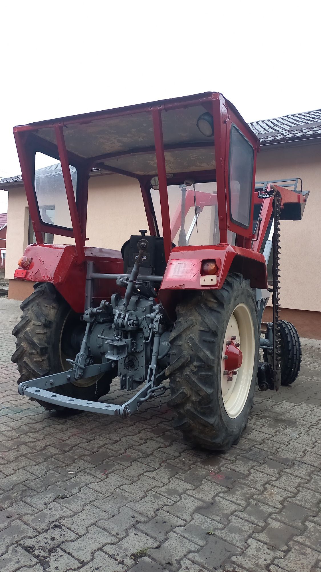 Tractor cu frontal și coasa  / Tractor Steyr 40