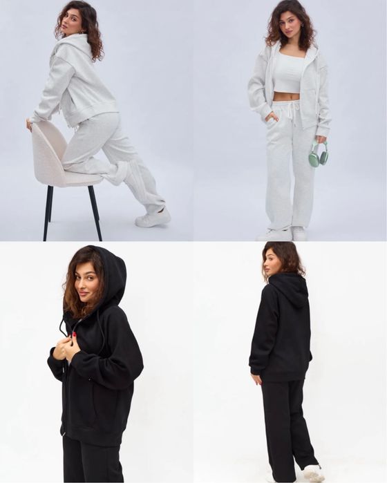 Спортивный костюм размер М оверсайз плотный