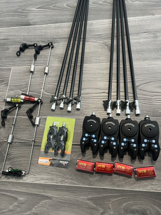 Set 4 senzori SAIMINO + 4 Swingeri + 8 tije + 4 baterii + 4 Capete