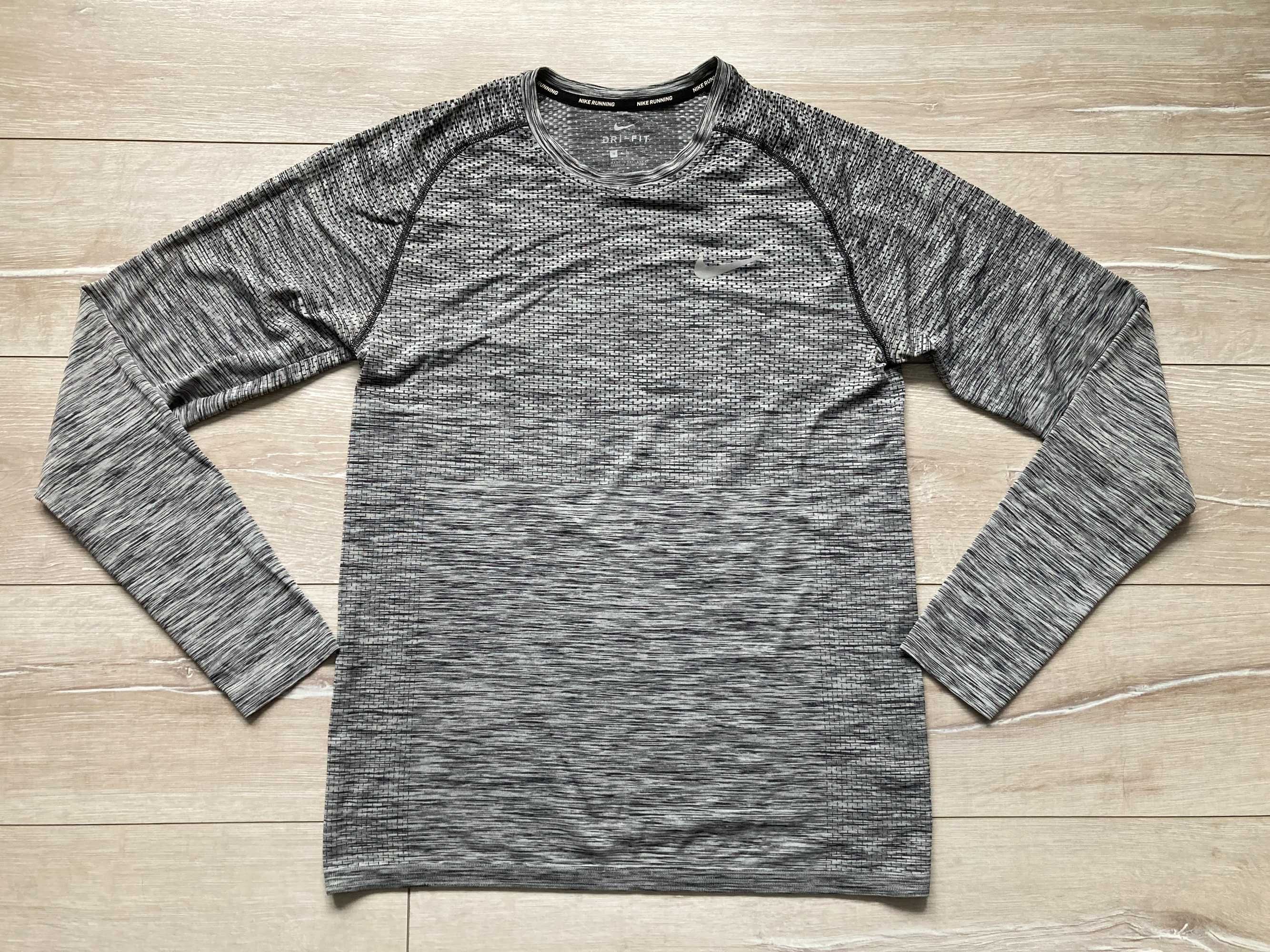 Найк Nike Dri Fit Knit Running мъжка блуза фланела размер М