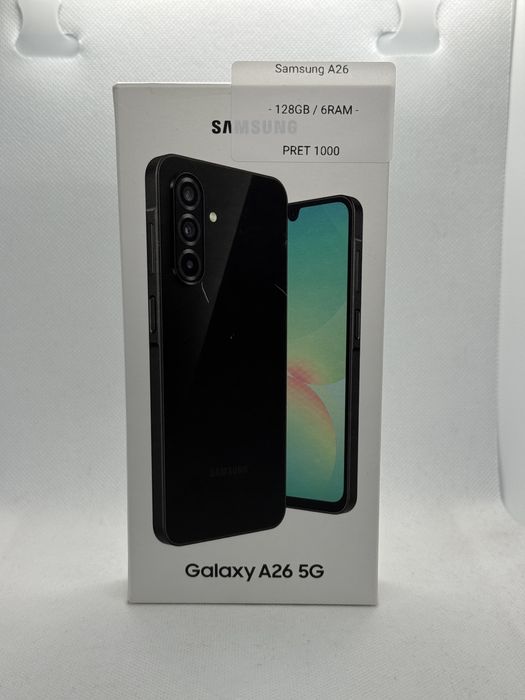 Magazin Vindem: Samsung A26, 128GB, nou sigilat !