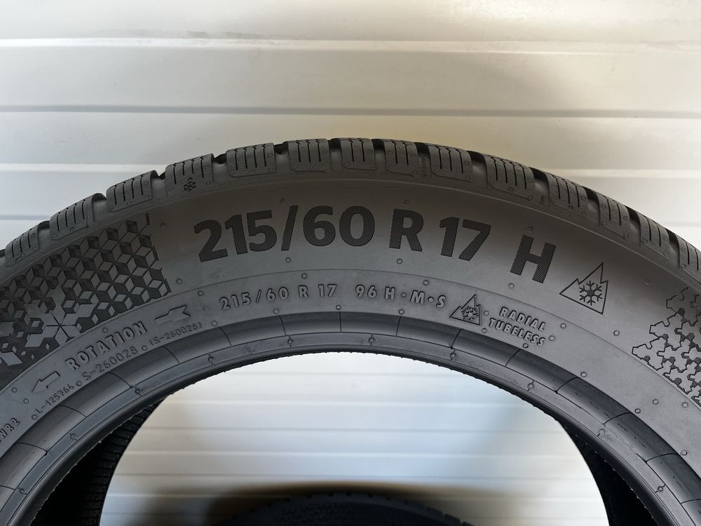 4бр зимни гуми 215/60/17 H/Continental winter contact TS870p/dot2721/