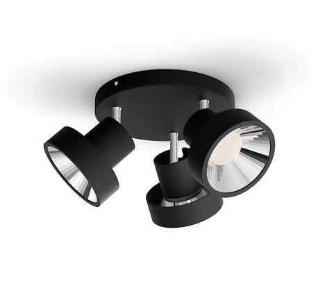 SpotLED luminos triplu PhilipsBukko,3x4.3W1200lm,intensitate variabilă